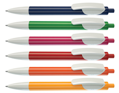 ручки пластиковые с логотипом
